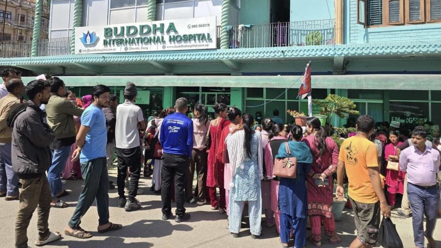 उपचारको क्रममा बालकको मृत्यु ,आज  घोराही–लमही सडक समेत अवरूद्ध