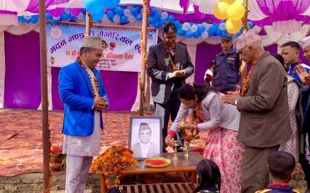 मदन भण्डारी मेमोरियल स्कुलको २२औँ वार्षिकोत्सव भव्य रूपमा सम्पन्न