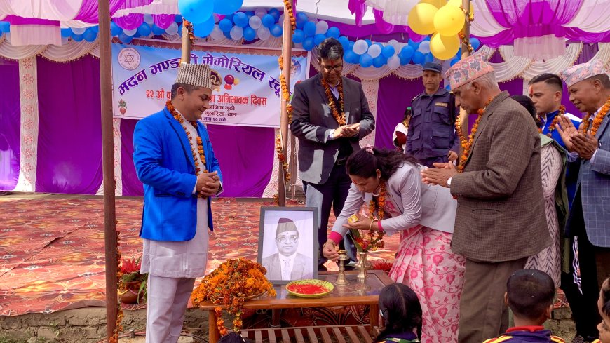 मदन भण्डारी मेमोरियल स्कुलको २२औँ वार्षिकोत्सव भव्य रूपमा सम्पन्न